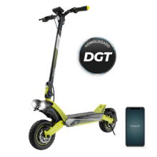 Bongo V55 2x2 Connected Lleva tu experiencia de conducción al siguiente nivel con nuestro patinete eléctrico de última generación. Con una potencia combinada de 1600 W, doble suspensión y una increíble autonomía de hasta 55 km, este patinete cumple con la normativa española de circulación y se conecta fácilmente a tu smartphone mediante nuestra app. M.O.M. 31,4 Kg